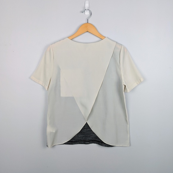 Sachin + Babi Split Back Blouse With Button Detail - Picture 8 of 8